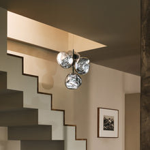 Load image into Gallery viewer, Melt LED Mini Chandelier in hallway.