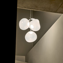 Load image into Gallery viewer, Melt LED Mini Chandelier in hallway.