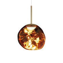 Load image into Gallery viewer, Melt LED Mini Pendant Light in Gold.