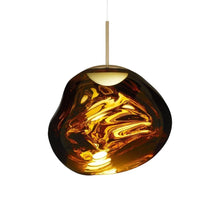 Load image into Gallery viewer, Melt LED Pendant Light in Gold.