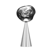 Load image into Gallery viewer, Melt LED Portable Table Lamp in Silver.
