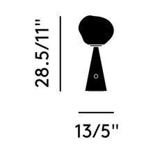 Load image into Gallery viewer, Melt LED Portable Table Lamp - line drawing.