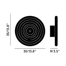 Load image into Gallery viewer, Press Large LED Wall Light - line drawing.