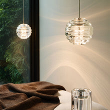 Load image into Gallery viewer, Press Sphere LED Mini Pendant Light in living room.