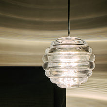 Load image into Gallery viewer, Press Sphere LED Mini Pendant Light in Detail.