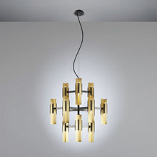 Load image into Gallery viewer, Excalibur Chandelier in Detail.