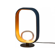 Load image into Gallery viewer, Filipa Table Lamp in Blue/Brown.