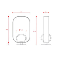 Load image into Gallery viewer, Filipa Table Lamp - line drawing.