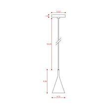Load image into Gallery viewer, Gordon Pendant Light - line drawing.