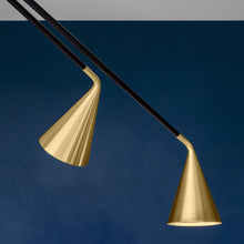 Load image into Gallery viewer, Gordon Telescopic Multi Light Flush Mount Ceiling Light in Detail.