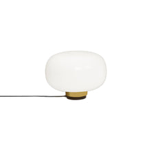 Load image into Gallery viewer, Legier LED Table Lamp in Brushed Brass/Opal White Glass (13.78-Inch).