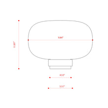 Load image into Gallery viewer, Legier LED Table Lamp - line drawing.