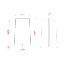 Load image into Gallery viewer, Macao Floor Lamp - line drawing.