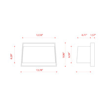Load image into Gallery viewer, Macao Wall Light - line drawing.