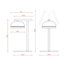 Load image into Gallery viewer, Molly LED Table Lamp - line drawing.