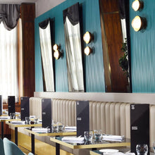 Load image into Gallery viewer, Muse Ceiling / Wall Light in restaurant.