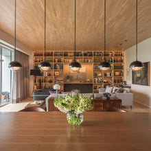 Load image into Gallery viewer, Muse Pendant Light in living room.