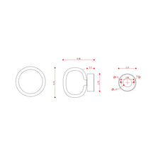 Load image into Gallery viewer, Nabila Ceiling / Wall Light - line drawing.