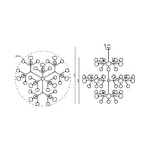 Load image into Gallery viewer, Nabila Chandelier - line drawing.