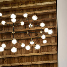 Load image into Gallery viewer, Nabila Flat Chandelier in Detail.