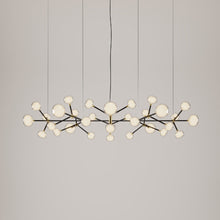 Load image into Gallery viewer, Nabila Flat Chandelier in Detail.