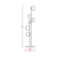 Load image into Gallery viewer, Nabila Floor Lamp - line drawing.