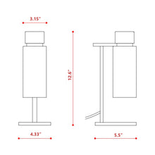 Load image into Gallery viewer, Osman Table Lamp - line drawing.