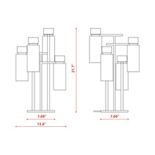Load image into Gallery viewer, Osman Table Lamp - line drawing.