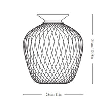 Load image into Gallery viewer, Blown SW5 Flush Mount Ceiling Light - line drawing.