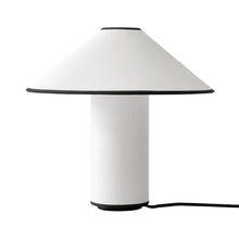 Load image into Gallery viewer, Colette Table Lamp in White/Black.