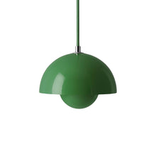 Load image into Gallery viewer, Flowerpot VP Pendant Light in Signal Green (6.3-Inch).