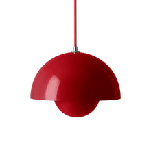 Load image into Gallery viewer, Flowerpot VP Pendant Light in Vermilion Red (9.1-Inch).