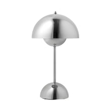 Load image into Gallery viewer, Flowerpot VP9 Portable Table Lamp in Chrome-Plated.