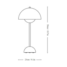 Load image into Gallery viewer, Flowerpot VP3 Table Lamp - line drawing.