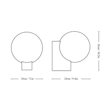 Load image into Gallery viewer, Journey SHY2 Wall Light - line drawing.