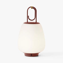Load image into Gallery viewer, Lucca SC51 LED Table Lamp in Maroon.