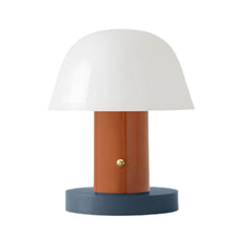 Load image into Gallery viewer, Setago JH27 Portable Table Lamp in Rust/Thunder.