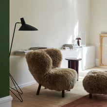 Load image into Gallery viewer, Tripod HM8 Floor Lamp in living room.