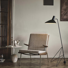 Load image into Gallery viewer, Tripod HM8 Floor Lamp in living room.