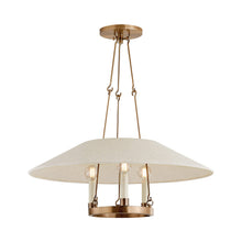 Load image into Gallery viewer, Archive Chandelier in Patina Brass.