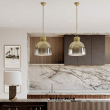Load image into Gallery viewer, Beryl Pendant Light in kitchen.