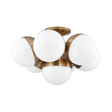 Load image into Gallery viewer, Cupertino Semi Flush Mount Ceiling Light.
