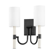 Load image into Gallery viewer, Gustine Wall Light in Forged Iron (Large).