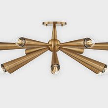 Load image into Gallery viewer, Keanu Semi Flush Mount Ceiling Light in Detail.
