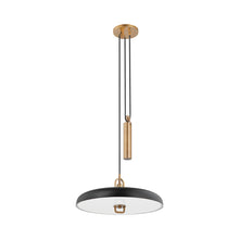 Load image into Gallery viewer, Plummet LED Pendant Light in Soft Black.