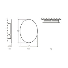 Load image into Gallery viewer, Fortis 1839 Outdoor LED Wall Light - line drawing.
