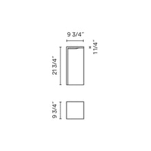Load image into Gallery viewer, Empty Outdoor LED Floor Lamp - line drawing.