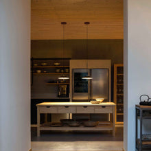 Load image into Gallery viewer, Mayfair LED Pendant Light in kitchen.