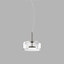 Load image into Gallery viewer, Jube 1G LED Pendant Light in Matt Black/Crystal Transparent.