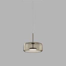 Load image into Gallery viewer, Jube 1G LED Pendant Light in Matt Black/Smoky Transparent.